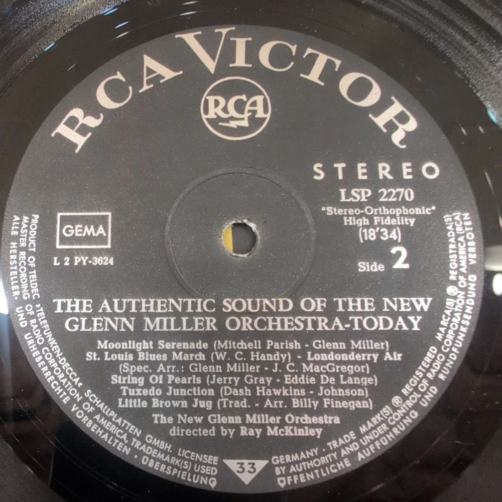 The Authentic Sound of the New Glenn Miller Orchestra Today Vinyl LP LSP-2270 - Picture 6 of 6